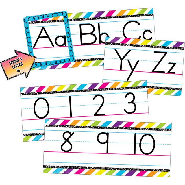 TEACHER CREATED RESOURCES Teacher Created Resources® Brights 4Ever Alphabet Bulletin Board Set