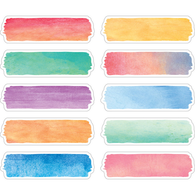 TEACHER CREATED RESOURCES Teacher Created Resources® Watercolor Labels, Non-Adhesive, Pack of 120