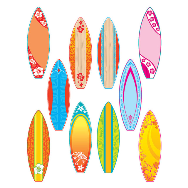 TEACHER CREATED RESOURCES Teacher Created Resources® Surfboards Accents, Pack of 30