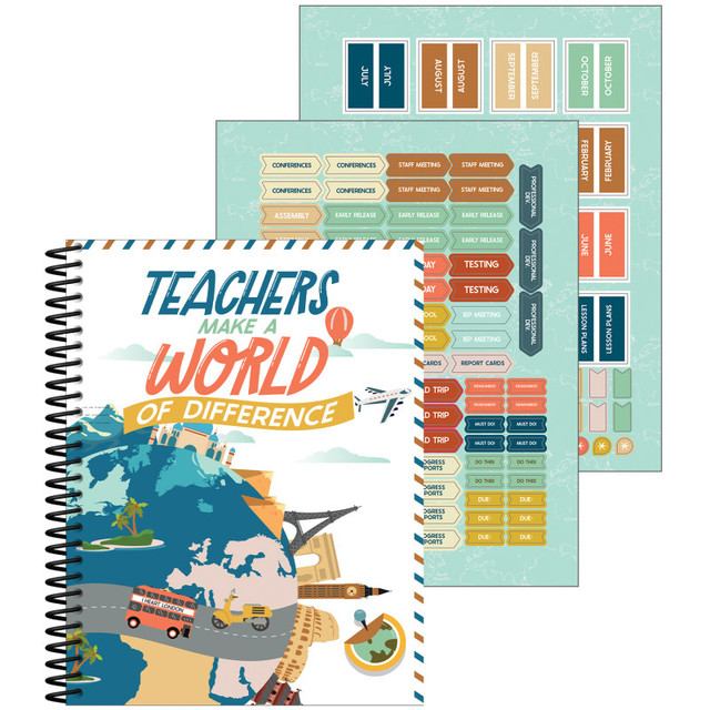 CARSON DELLOSA EDUCATION Carson Dellosa Education Let's Explore Teacher Planner