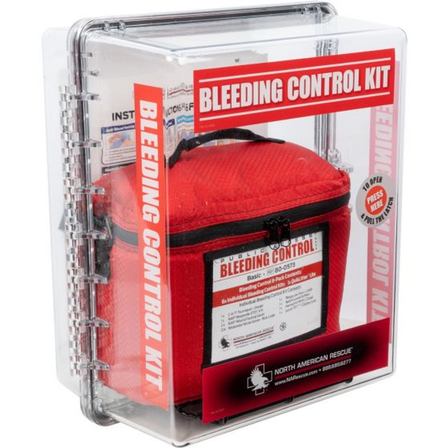 North American Rescue 80-0581 Basic PABC Clear Station - 6-Pack Vacuum Sealed