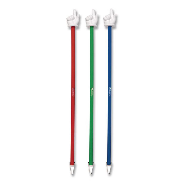 LEARNING RESOURCES LER1960 Hand Pointers, Assorted Colors, 3 Pointers