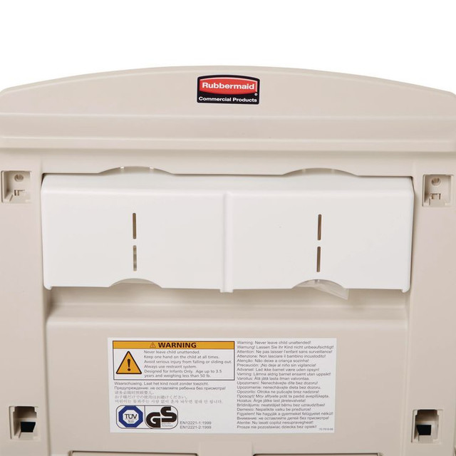 RUBBERMAID COMMERCIAL PROD. FG781988LPLA Baby Changing Station Vertical, 34.1 x 23, Light Platinum