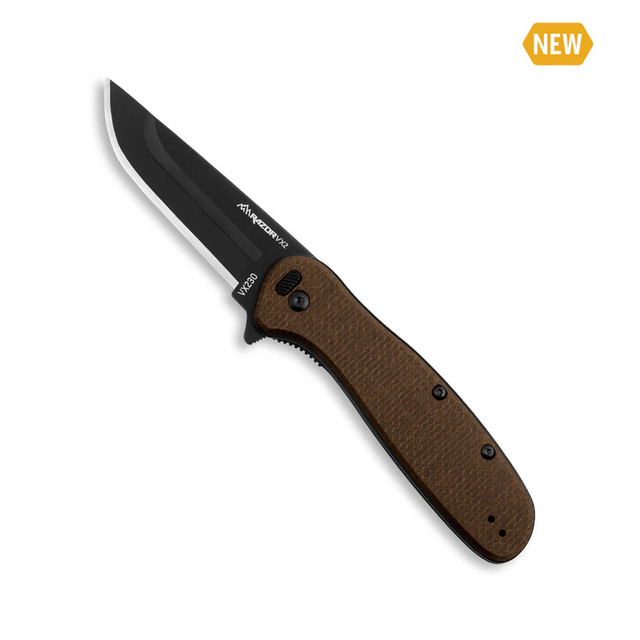 Outdoor Edge VX230D-C RAZOR VX2 | BROWN MICARTA