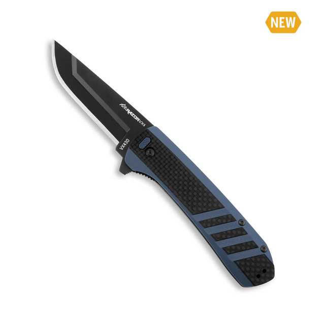 Outdoor Edge VX430C-C RAZOR VX4 | BLUE G10 & CARBON Outdoor Edge VX430C-C RAZOR VX4 | BLUE G10 & CARBON