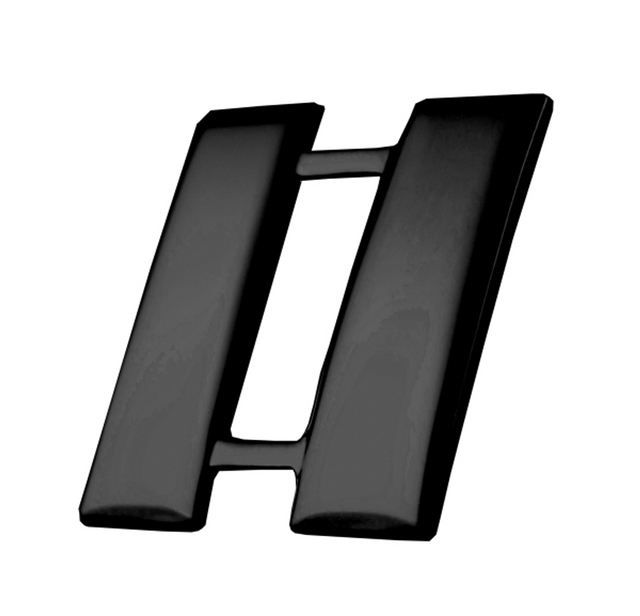 Hero's Pride 4426RB Captain Smooth Pin, Regular 1"" High, Clutch Back - Pair