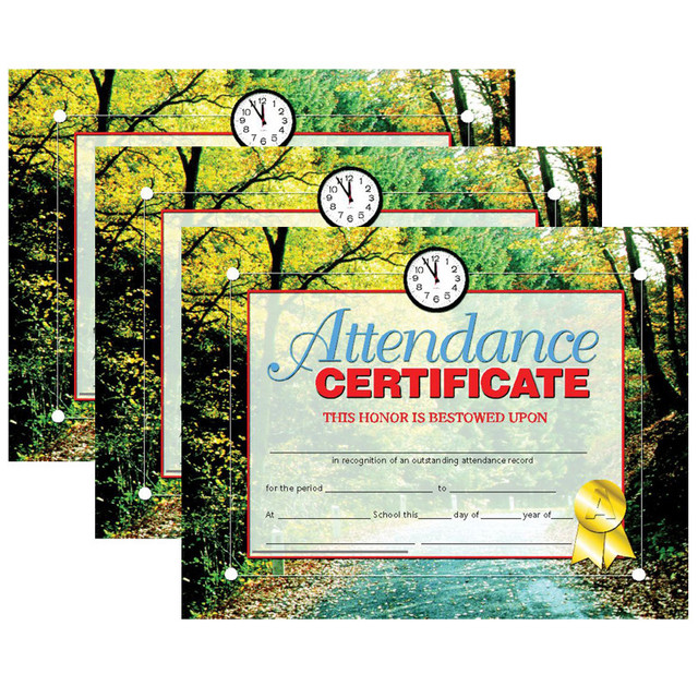 FLIPSIDE Hayes Publishing Attendance Certificate, 30 Per Pack, 3 Packs