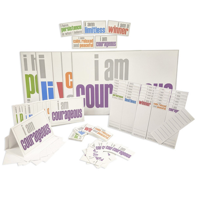 INSPIRED MINDS Inspired Minds Hopefulness Ultra Booster Set, Posters, Magnets, Notes, Page Keepers, Note Cards, 150 Pieces