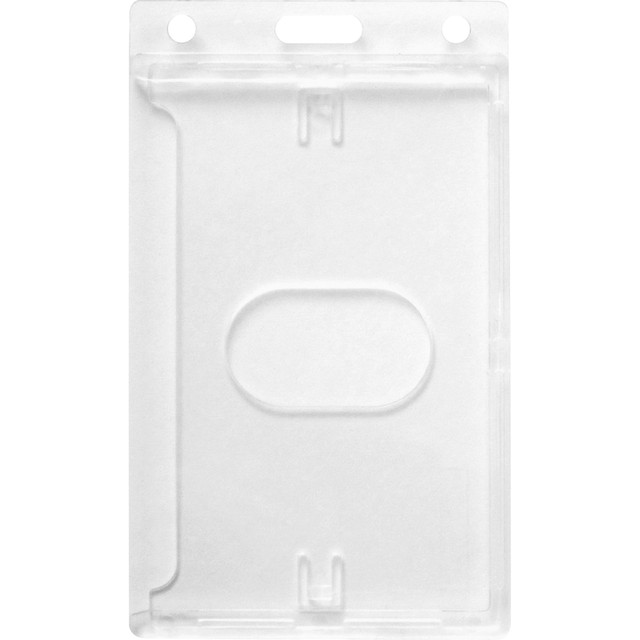 Baumgartens SICURIX 68140 SICURIX Rigid PC ID Badge Dispensers with Thumb Slot - Vertical