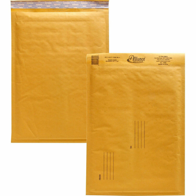 Alliance Rubber Company Alliance Rubber 10806 Alliance Rubber Kraft Bubble Mailers