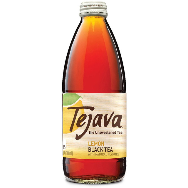 Crystal Geyser Water Company Tejava 40353 Tejava Lemon Black Tea Bottle