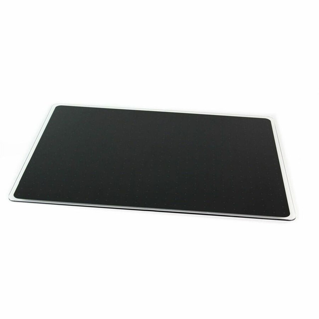 Floortex FCVGM1723BG Floortex Viztex&reg; Glacier Black Multi-Purpose Grid Glass Dry-Erase Board 17" x 23"