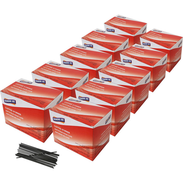 Genuine Joe 03196CT Genuine Joe Plastic Stirrers