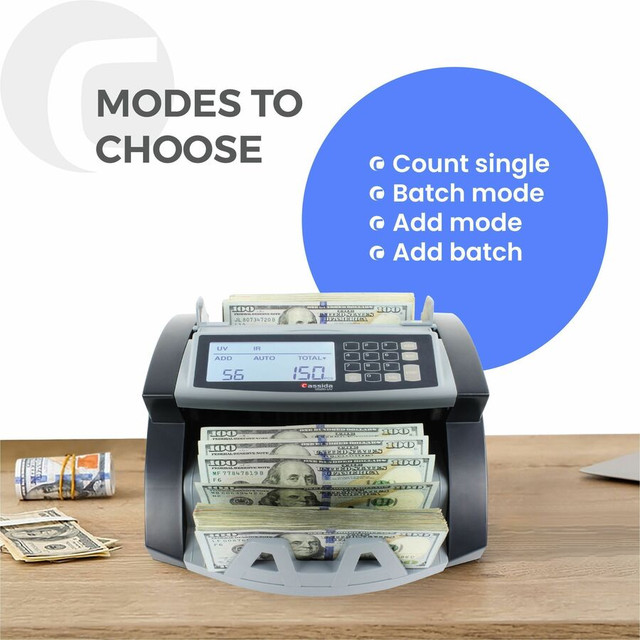 Cassida Corporation Cassida 5520UVMG Cassida 5520 UV/MG Currency Counter Cassida Corporation Cassida 5520UVMG Cassida 5520 UV/MG Currency Counter