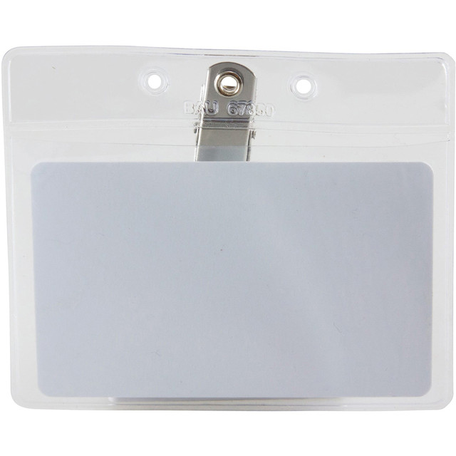 Baumgartens SICURIX 67850 SICURIX Horizontal Badge Holder with Clip
