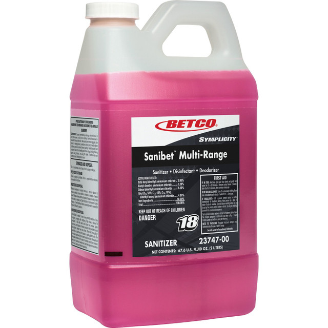 Betco Corporation Betco 2374700 Betco Symplicity Sanibet Multi-Range Sanitizer - FASTDRAW 18 Betco Corporation Betco 2374700 Betco Symplicity Sanibet Multi-Range Sanitizer - FASTDRAW 18