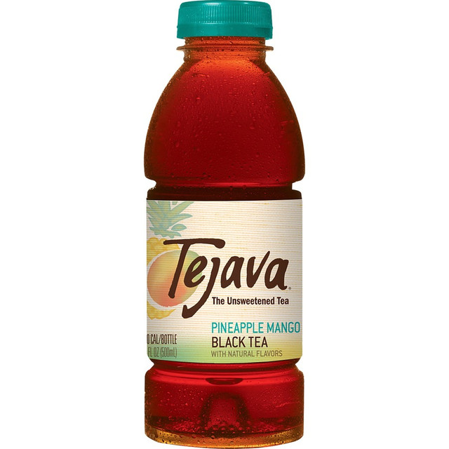 Crystal Geyser Water Company Tejava 40318 Tejava Pineapple Black Tea Bottle