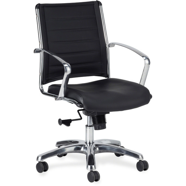The Raynor Group, Inc Eurotech LE822BLK Eurotech Europa Mid Back Executive Chair