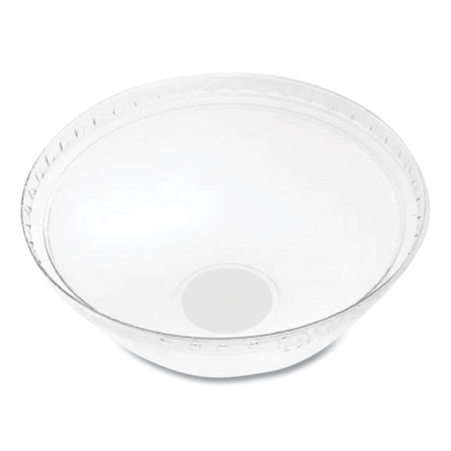 KARAT BY LOLLICUP CKDL107 PET Lids, Dome Lid, Fits 32 oz Cold Cups, Plastic, Clear, 500/Carton