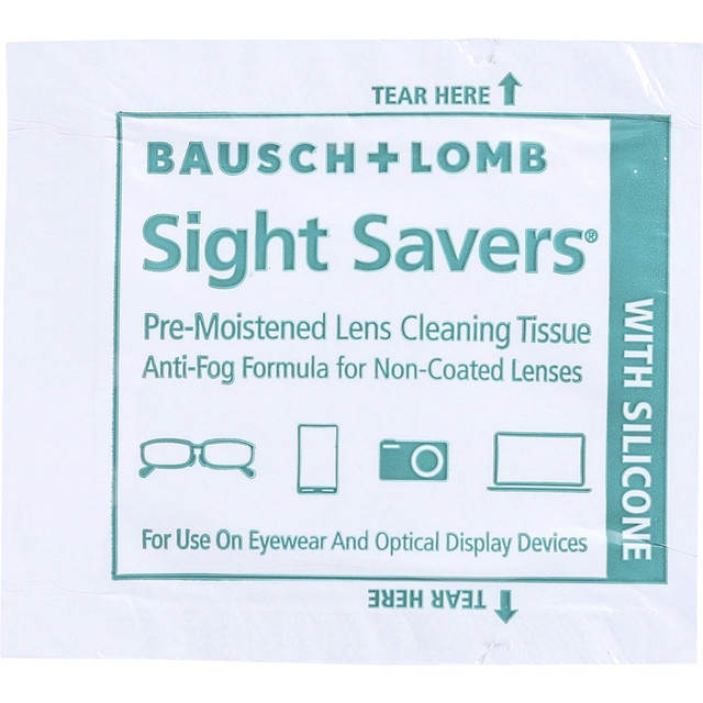 Bausch & Lomb, Inc Bausch + Lomb 8576 Bausch + Lomb Pre-moistened Cleaning Tissues