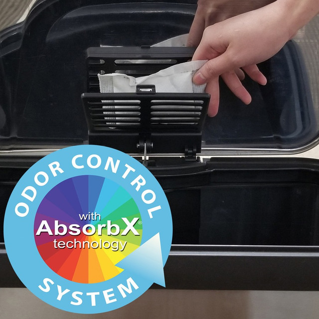 HLS Commercial HLS18SS HLS Commercial AirStep Stainless Steel Step Trash Can