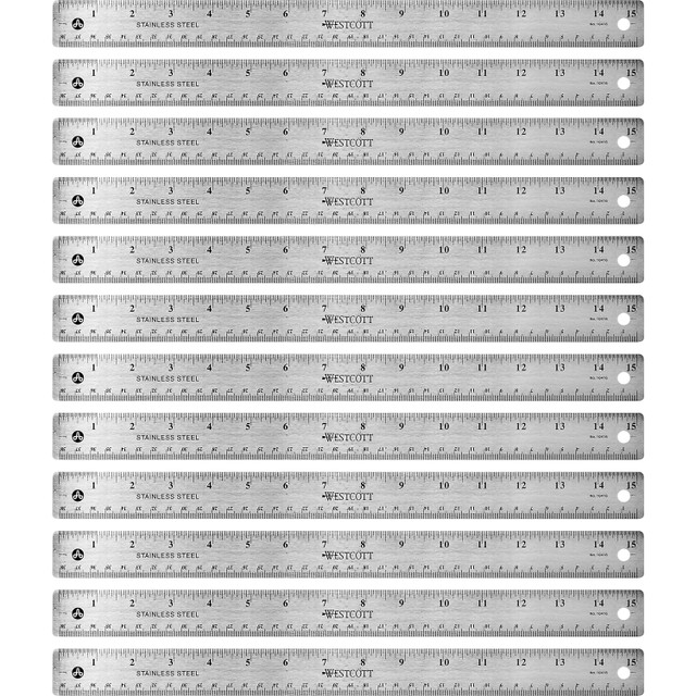 Acme United Corporation Westcott 10416BX Westcott Stainless Steel Rulers