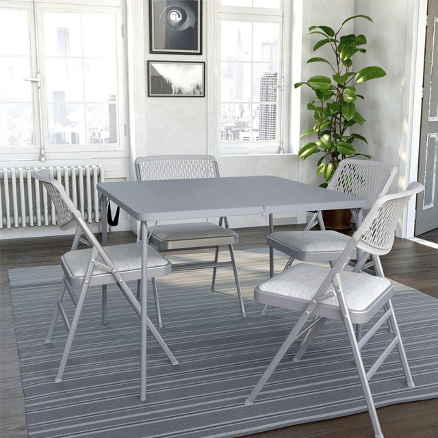 Dorel Industries, Inc Cosco 14036GRY1E Cosco XL Fold-in-Half Card Table