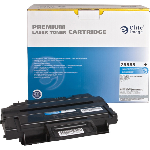 Elite Image 75585 Elite Image Remanufactured Toner Cartridge - Alternative for Xerox (106R01374)