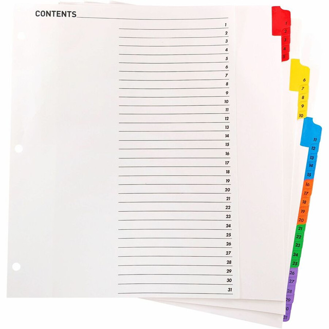 Business Source 21907 Business Source Table of Content Quick Index Dividers