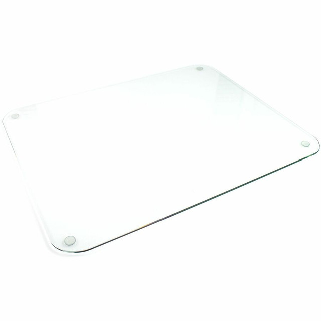 Floortex FCDE2036G Glaciermat&reg; Glass Desk Pad - 20" x 36"