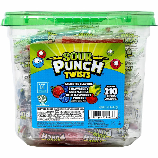 Green Rabbit 20916848 Green Rabbit Sour Punch Twists