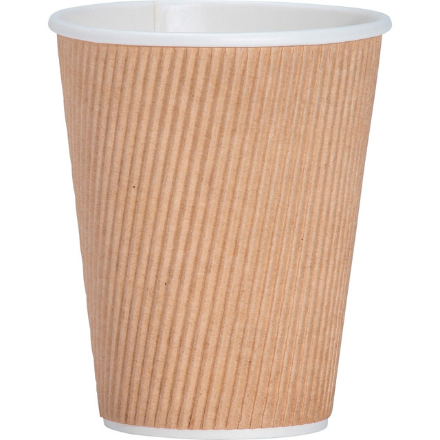 Genuine Joe 11260CT Genuine Joe 12 oz Rippled Hot Cups