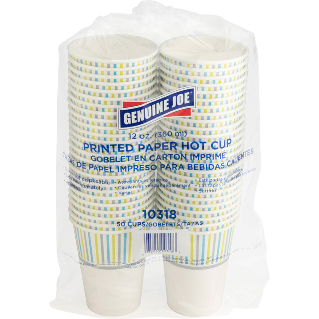 Genuine Joe 10318CT Genuine Joe 12 oz Hot Beverage Cups