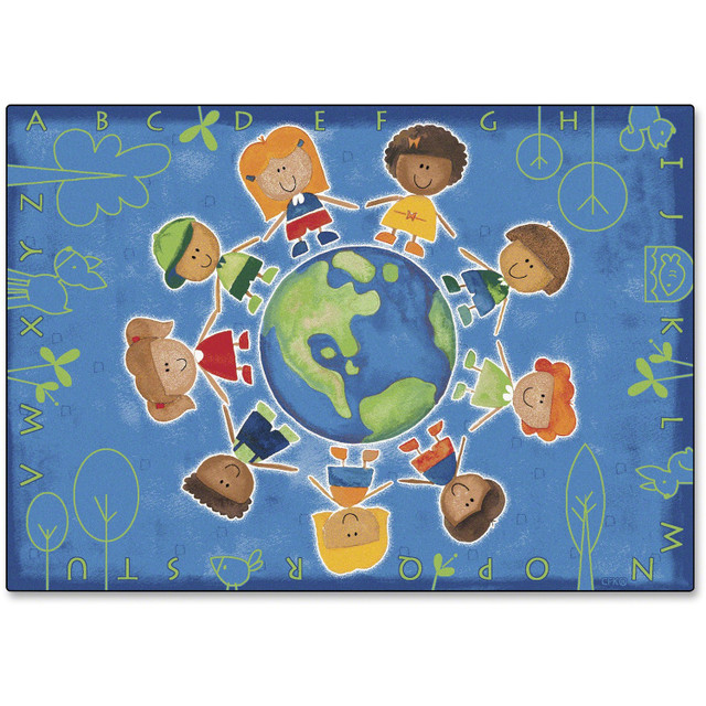 Carpets for Kids 4413 Carpets for Kids Give The Planet A Hug Rug