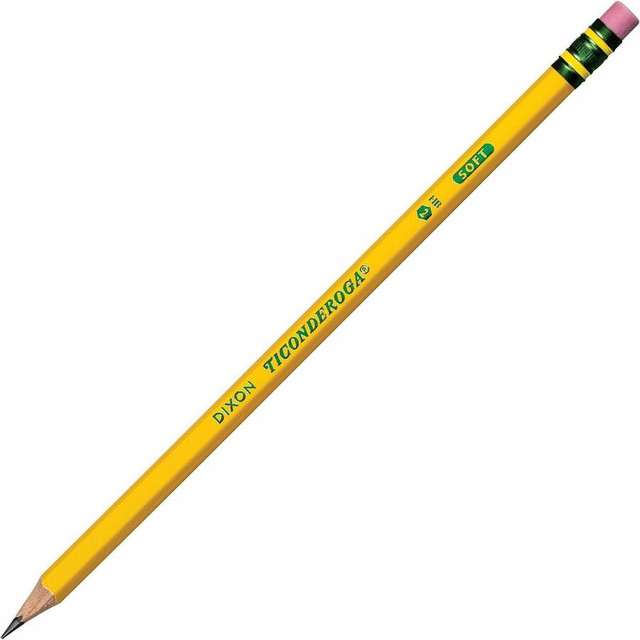 Dixon Ticonderoga Company Ticonderoga X13480 Ticonderoga Soft No. 2 Pencils