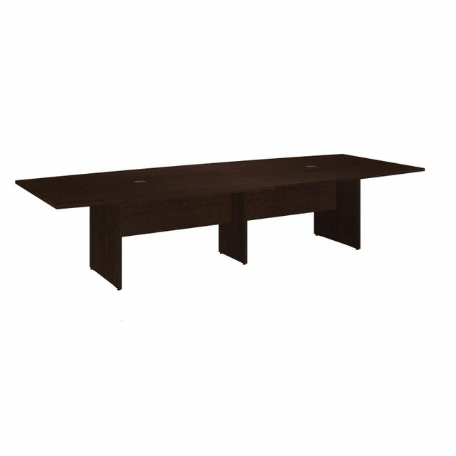 Bush Industries, Inc Bush Business Furniture 99TB12048MRK Bush Business Furniture 120L x 48W Boat Top Conference Table - Mocha Cherry