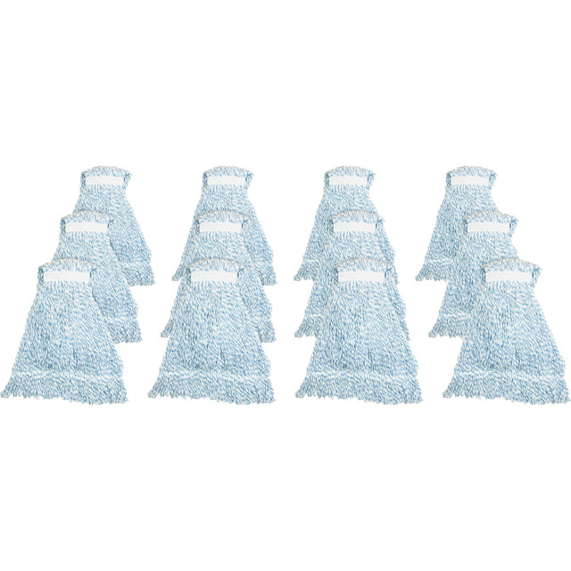 Genuine Joe LBW1BCT Genuine Joe Blue Stripes Hygrade Mophead