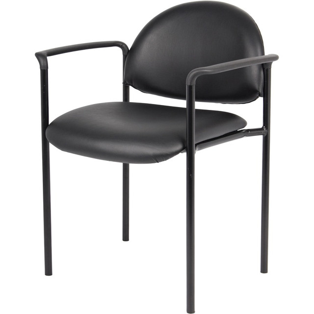 Norstar Office Products Inc Boss B9501CS Boss Diamond Stacking Chair with Arm