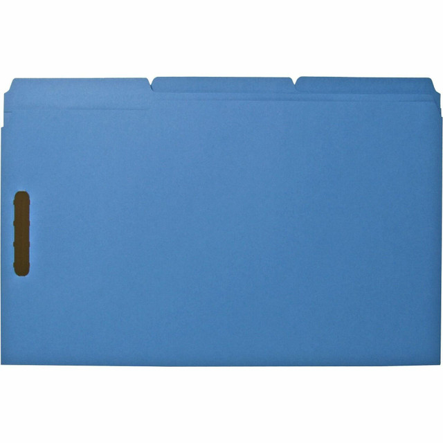 Business Source 17219 Business Source 1/3 Tab Cut Legal Recycled Fastener Folder