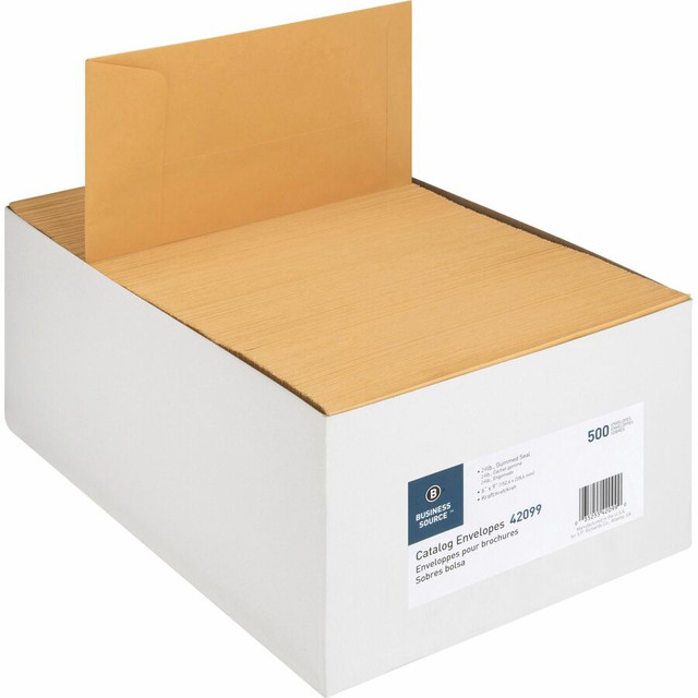 Business Source 42099 Business Source Durable Kraft Catalog Envelopes