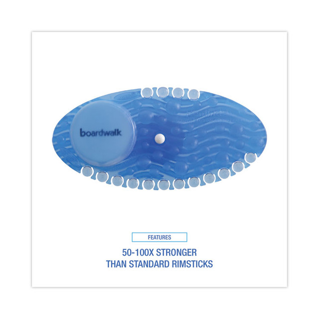 BOARDWALK CURVECBL Curve Solid Air Freshener, Cotton Blossom, Blue, 10/Box