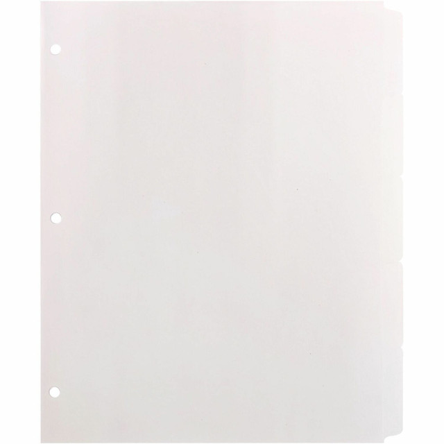 Business Source 36683 Business Source Reinforced Hole Punched Indexes