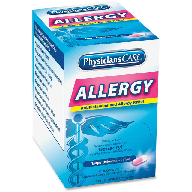Acme United Corporation PhysiciansCare 90036 PhysiciansCare Allergy Relief Tablets