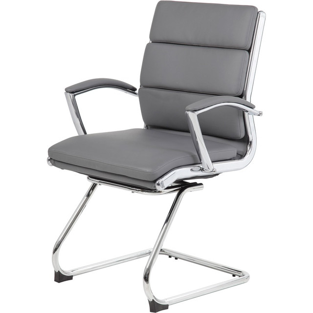 Norstar Office Products Inc Boss B9479GY Boss B9479 CaressoftPlus Guest Executive Chair