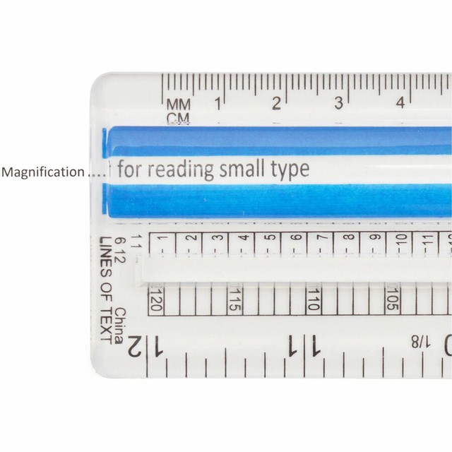 Acme United Corporation Westcott 40711 Westcott Magnifying Computer Printout Rulers