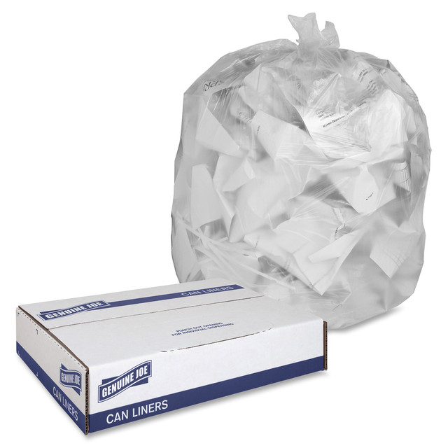 Genuine Joe 70012 Genuine Joe Economy High-Density Can Liners