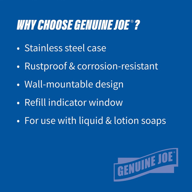 Genuine Joe 02201 Genuine Joe Liquid/Lotion Soap Dispenser