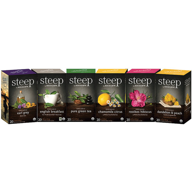 Bigelow Tea Company Bigelow 27777 Bigelow Organic Assorted Flavor Bag