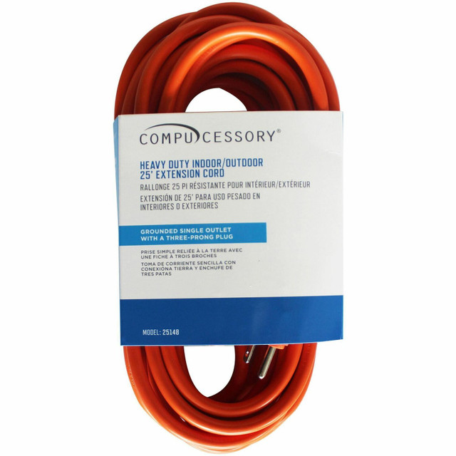 Compucessory 25148 Compucessory Heavy-duty Indoor/Outdoor Extension Cord