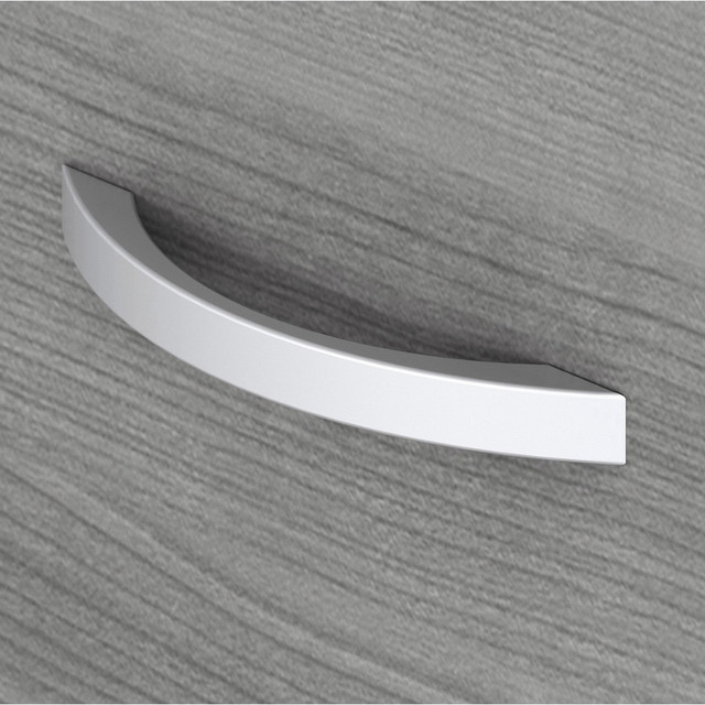 Bush Industries, Inc Bush Business Furniture STC012PGSU Bush Business Furniture Studio C 72W X 36D Bow Front Desk With Mobile File Cabinets